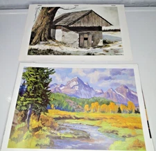 Vintage Fine Art American Art Calendar Collection 12 Prints 1967, 70, 71