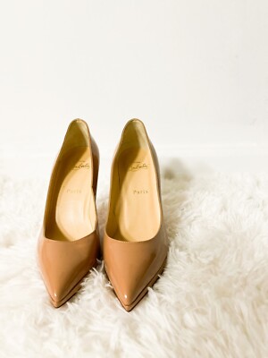 Christian Louboutin☆PIGALLE PLATO Authentic Christian Louboutin Black Patent Pigalle Plato 120