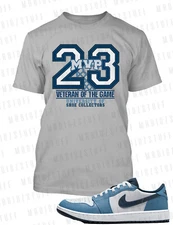MVP Tee Shirt to Match Air J1 Low Golf Sneaker Pro Club Shaka RTP Sport Tshirt
