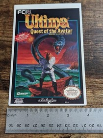 Authentic Vidpro Card Ultima Quest of the Avatar Kay Bee Toys R Us NES Nintendo