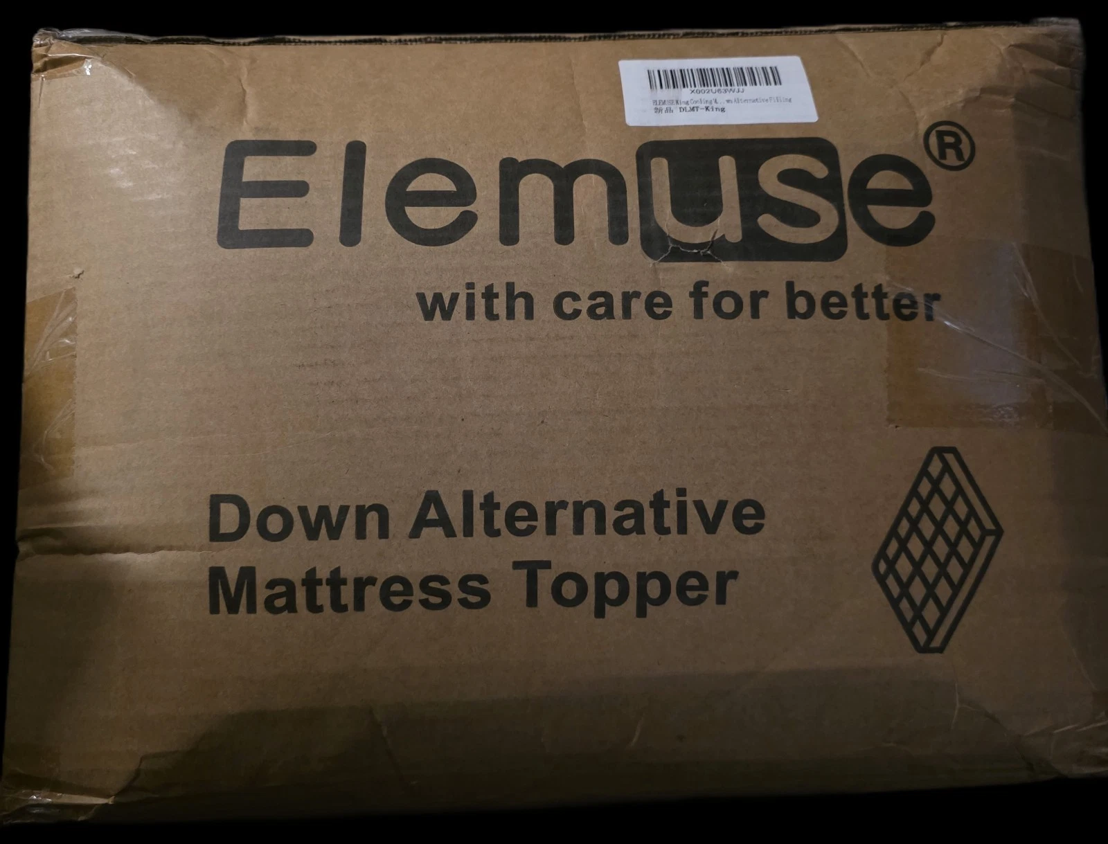 ELEMUSE KING Mattress Topper for Back Pain, Extra Thick Mattress Pad Cover, Plu