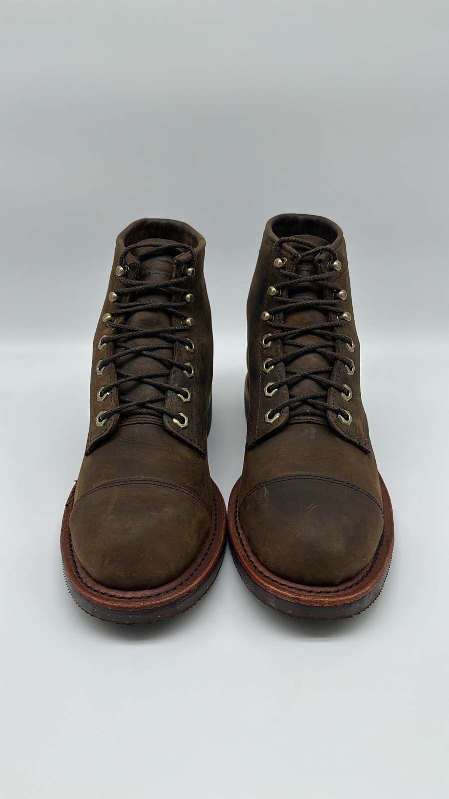 Chippewa LLBean Katahdin Iron Works Engineer cap boot Leather Mens 7.5 D USA VTG image 7