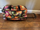 Vera Bradley Rolling Duffle Bag Ziggy Zenia Floral Travel Luggage Weekender — photo 1