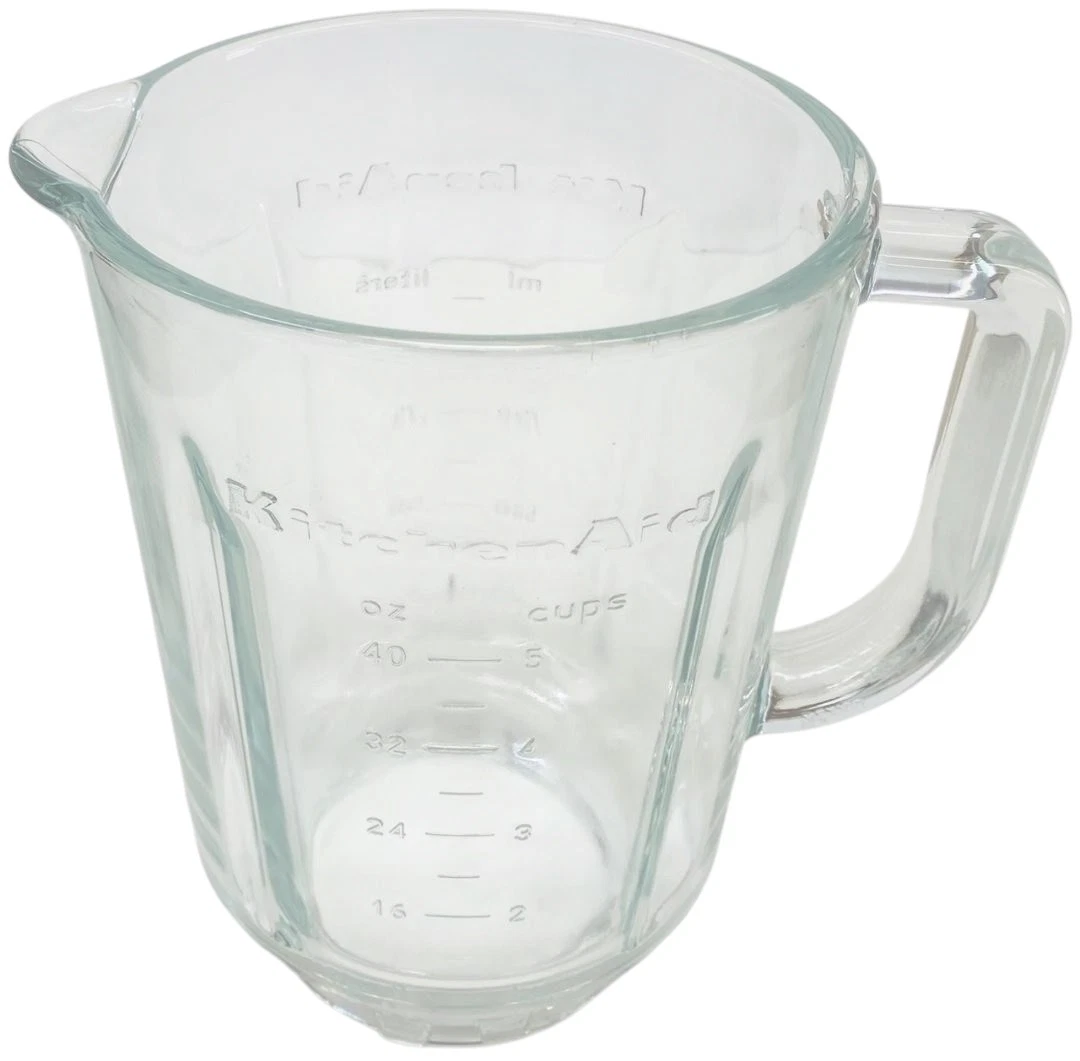 Glass Blender Jar, 40 oz, fits Whirlpool, AP6017317, PS11750614, WPW10221793