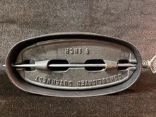 Consolidated Dutchwest Oval Flue Collar Cast Iron With Damper 8”