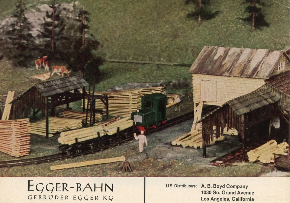 CATÁLOGO EGGER-BAHN 1964 EN INGLÉS CON HOJA DE ARTÍCULOS NUEVOS 1964 Foto 3 de 3