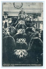 1941 Grizzly Bear Rug Display Postcard Holt Renfrew Quebec Canada