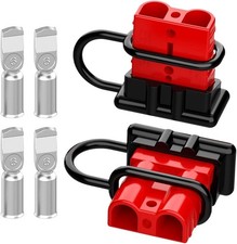 50A 6-12 Gauge 12V-36V Battery Quick Connect/Disconnect Connector, W Size: 50A