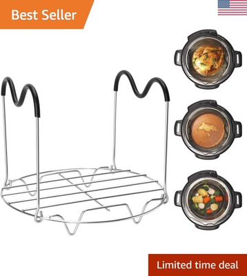 #ad Versatile Stainless Steel Trivet amp; Steamer Rack Ideal for All Pressure Cookers $16.99