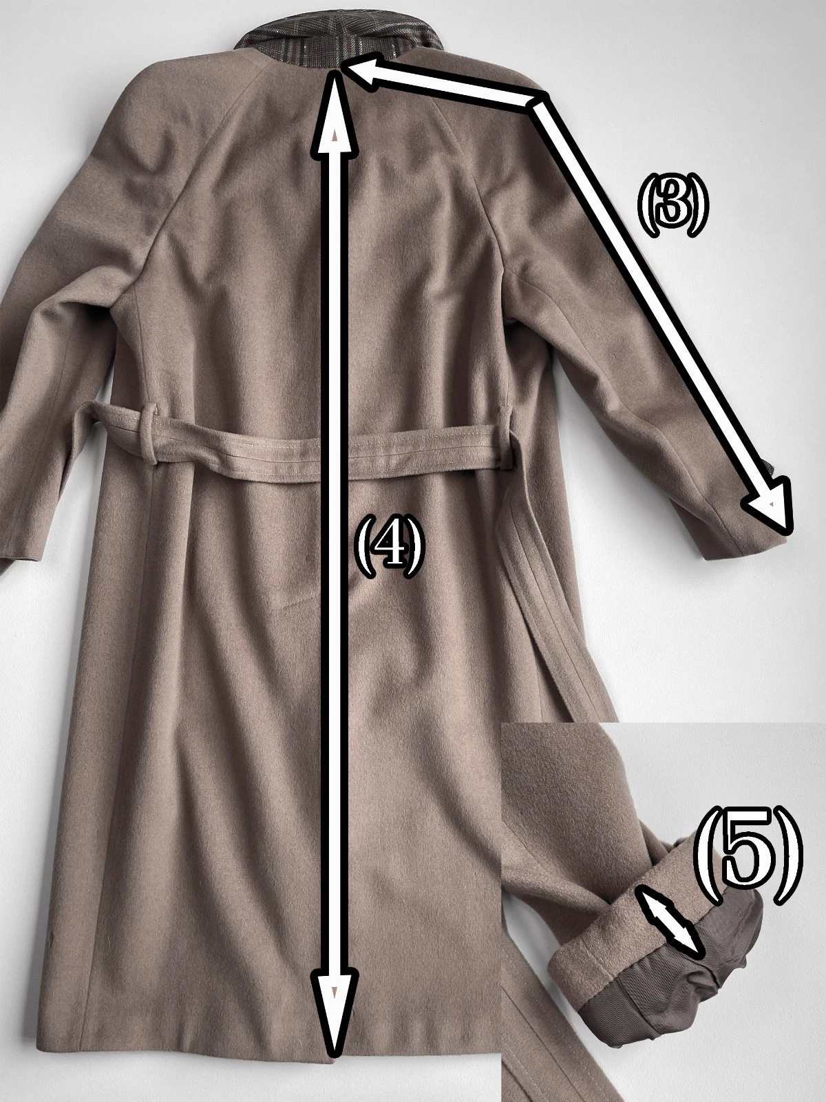 Raglan Overcoat Measurement Guide 2