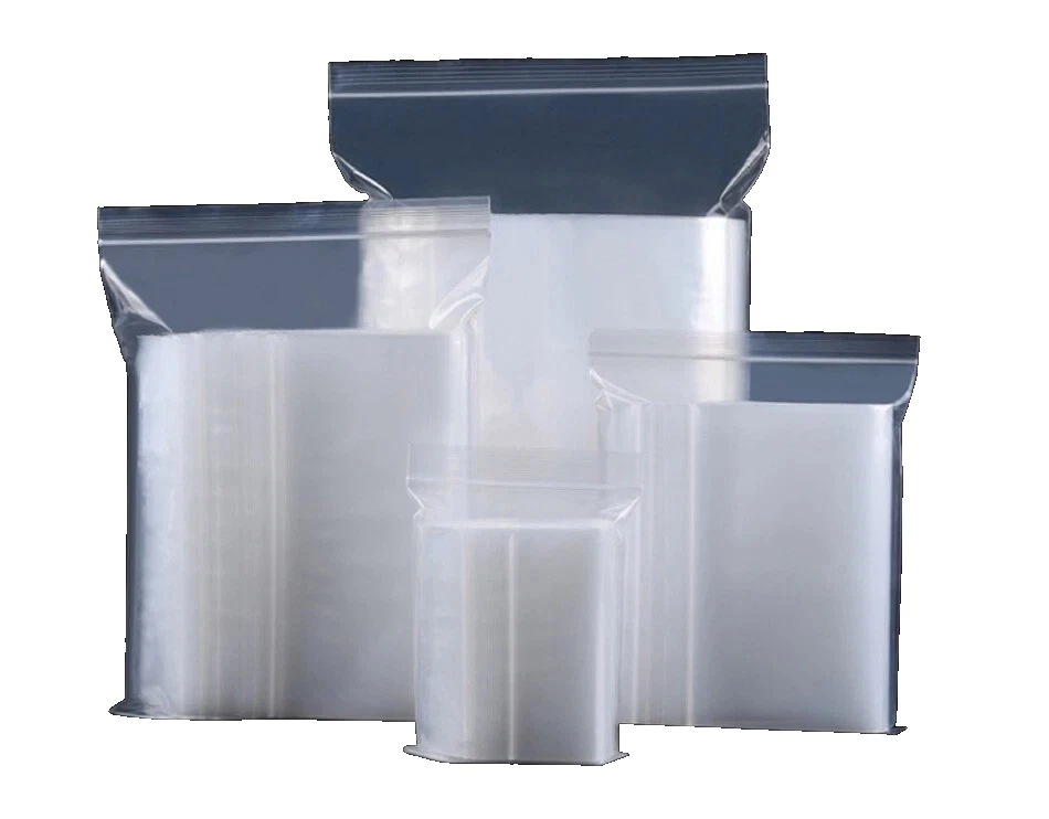 1000 Clear Zip Seal Plastic Bags  Zip Top Lock Reclosable Baggies – 2 Mil (5x6) - Image 3 of 4