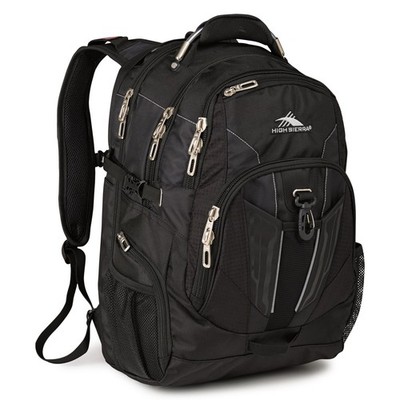 High Sierra XBT  TSA Laptop Backpack, Black, One Size