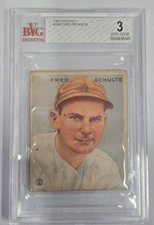 1933 GOUDEY #190 FRED SCHULTE BVG 3 VERY GOOD