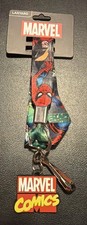 Brand New MARVEL COMICS Logo Lanyard KeyChain Spider-Man Thor Hulk Capt America