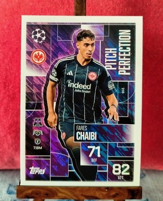 TOPPS MATCH ATTAX Extra CL 2025/26 - Fares Chaibi Pitch Perfection Eintracht F.