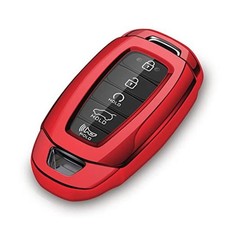 for Hyundai Key Fob Cover Car Key Case 2024 2021 2022 2023 for key fob A Red