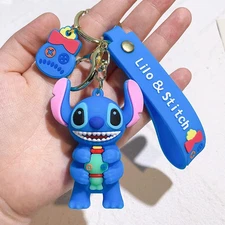 lilo stitch pendant keychain accessories key ring bag Backpack