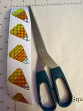STICKER SHEET: Halloween prismatic candy corn