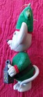 Vintage Jasco Merry Mice Mouse Flocked Christmas Ornament Hong Kong 1979 — photo 3