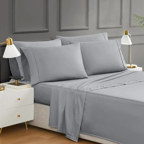 Hotel Signature Egyptian Cotton 400 Thread Count 6-piece Sheet Set Queen King - Picture 14 of 25