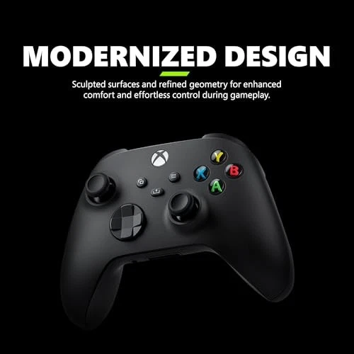 Microsoft Xbox Wireless Controller 2025 Carbon Black with Hybrid D-Pad, Textured