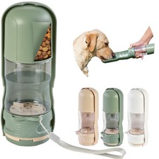 Portable Pet Food and Water Dispenser 2 in 1 Cat  Small Dog Bottle Container