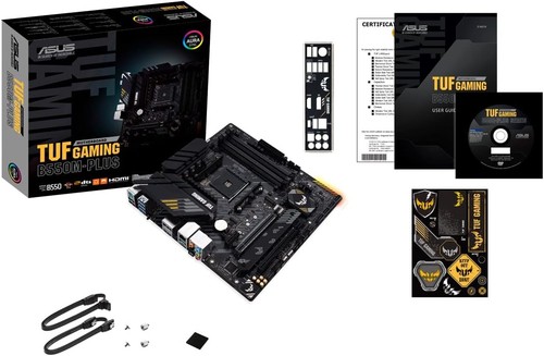 ASUS TUF Gaming B550M-PLUS, AMD B550 (Ryzen AM4) Micro ATX Motherboard (PCIe 4.0 - Imagen 5 de 10