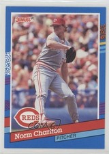 1991 Donruss Norm Charlton (1 Yellow Stripe on Right Border) #384 5v2