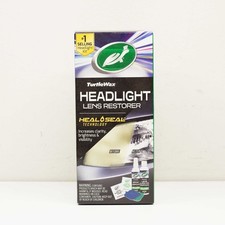 Turtle Wax Headlight Lens Restorer Kit Heal Seal Technology Green Sz Os