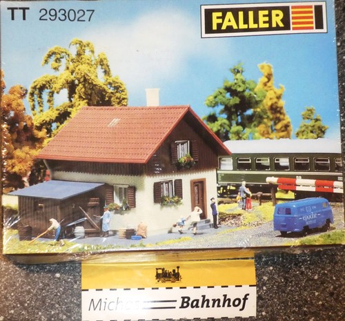 Faller 293027 casa de guardia ferroviaria kit NUEVO y embalaje original TT 1:120 U'B1 μ | Condition: Neu