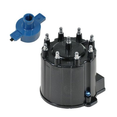 Ignition Distributor Cap and Rotor Kit Set for Chevy GMC Pontiac Cadillac Buick
