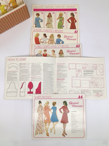 Vintage 1975 Creative Patterns Box Set - Sewing, Craft, Gifts, etc. - Picture 4 of 15
