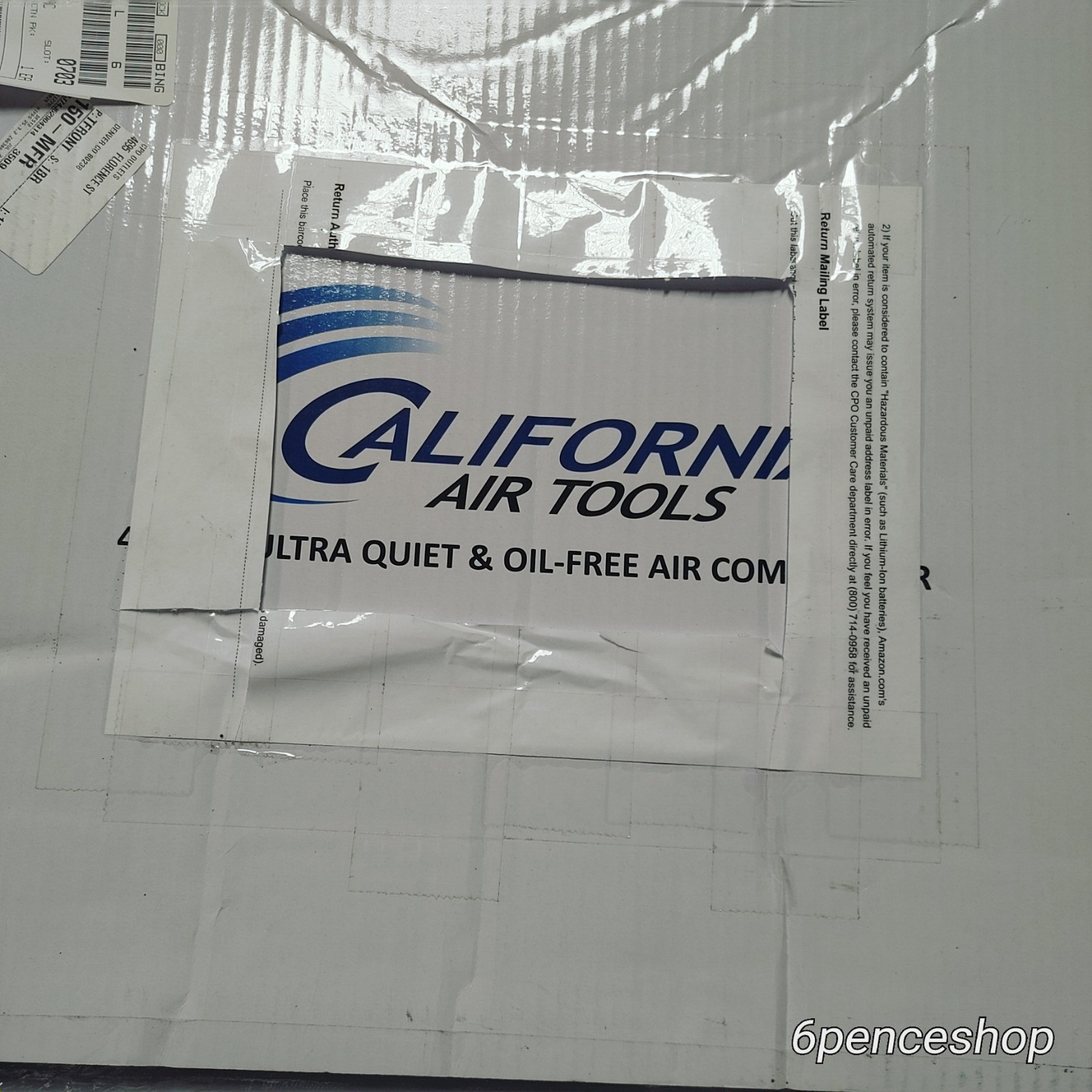 California Air Tools 4610AC Ultra Quiet Oil Free 4.6 Gallon Air Compressor 60 dB