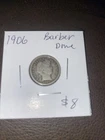 1906 Barber Dime. $8