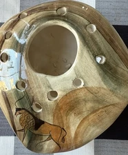 Babbacombe Pottery 'Lauriana Studio' Range POSEY VASE with Deer