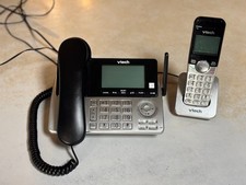 Vtech CS6949 Corded  Cordless 2-Handset Digital Answering Phone System Call ID