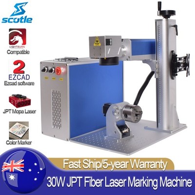 Scotle JPT MOPA 30W Fiber Laser Marking Machine for Metal Engraving Color Marker