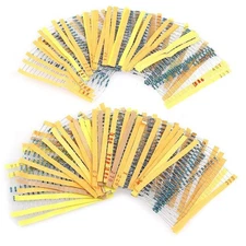 JacobsParts 1/4W Metal Film Resistors Assortment Pack, 30 Values (10 Ohm - 1M...