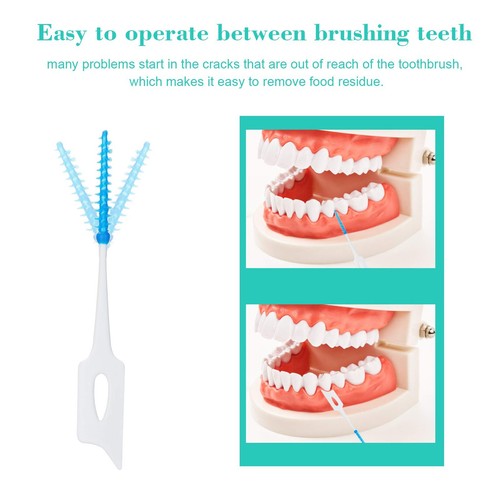 160PCS Interdental Brushes Dental Picks for Teeth Ultra Tight Bristles Tooth ... - Picture 4 of 7