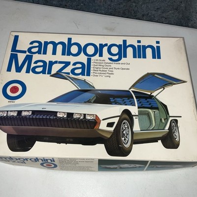 VHTF Bandai Entex 1/20 Scale Lamborghini Marzal Vintage Plastic