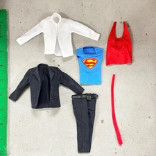 PB-CASSUP-SET: 1/12 Superman Clark Kent Suit for 6" muscular body (No Figure)