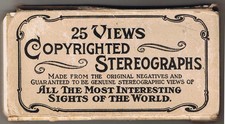 Contintental Stereoview Cards 25 Views Most Interesting Scenes In The World