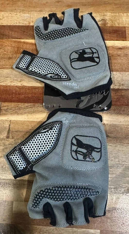 Guante de ciclismo Giordana Strada para mujer - negro - pequeño - nuevo con etiquetas Foto 3 de 4