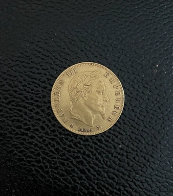 France - Monnaie Or 900‰ 5 francs Napoléon III 1864-A SUP+ - Photo 1/2