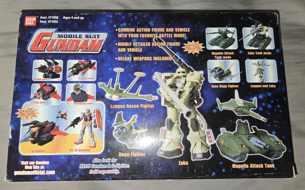 Mobile Suit Gundam Zaku & Magella Attack Tank Bandai Deluxe #11652