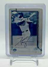 2025 Topps Chrome Hunter Feduccia RC Cyan Printing Plate Auto 1/1