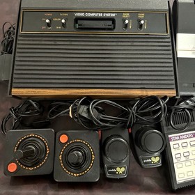 Atari 2600 & 7800 ProSystem Console Lot Games Controllers Paddles UNTESTED