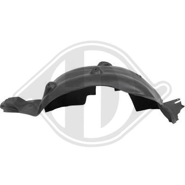Verkleidung Radhaus Hinten Rechts Diederichs 4406208 FÜR Renault-image