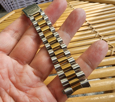 MIDO Bracelet Curve end piece 20mm 2 Tone Fit Mido commander 8299 8223 8233 8259