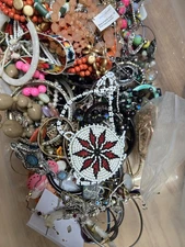 2+ Pounds Vintage Estate Now Bulk Wearable Jewelry Lot